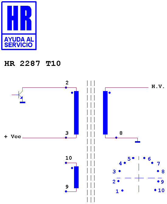 Schematic diagram for HR 2287 T10